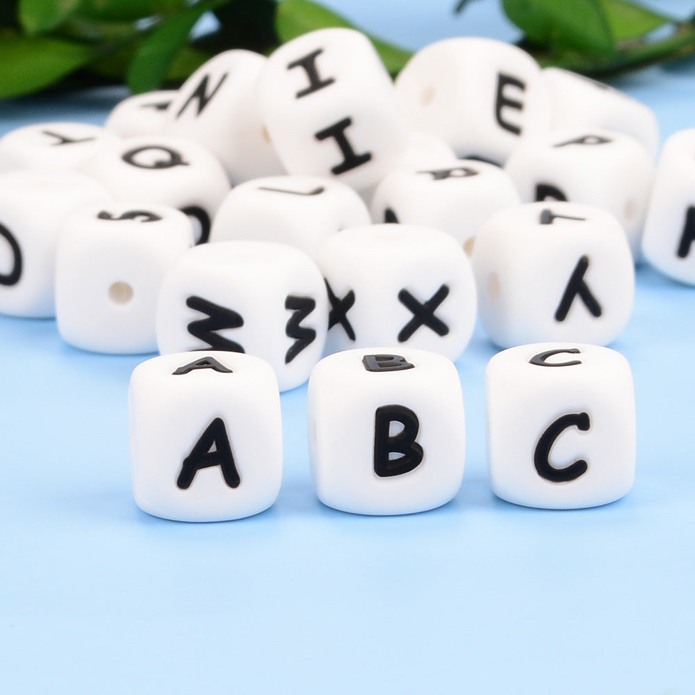Wholesale Silicone Letters DIY Beads